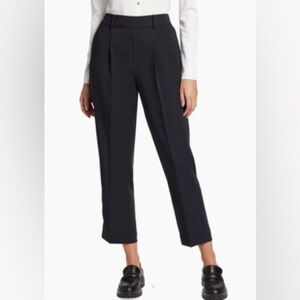 NWOT Women's Vince Pleated Tapered Pull-On Pant Coastal size 4 in Navy